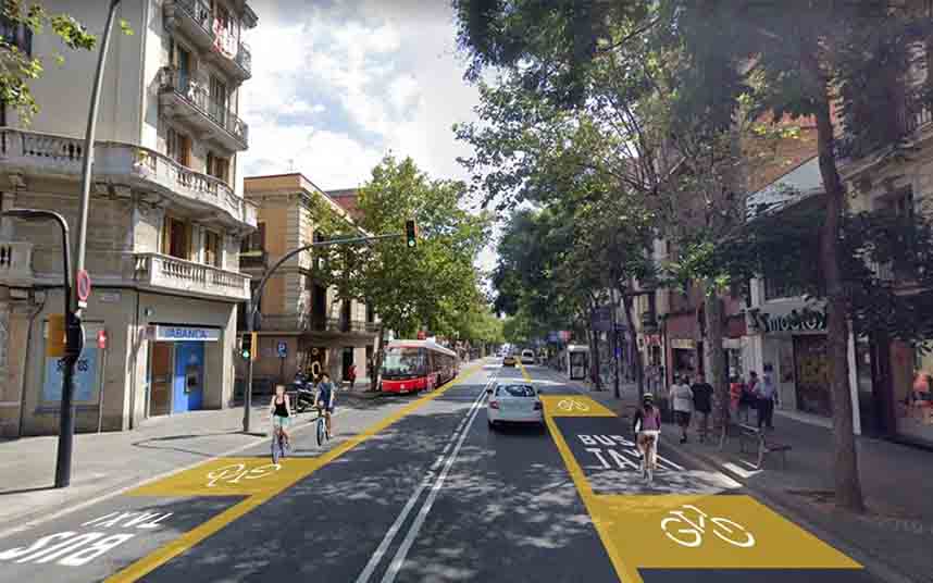 Barcelona prepara el espacio público para la nueva movilidad