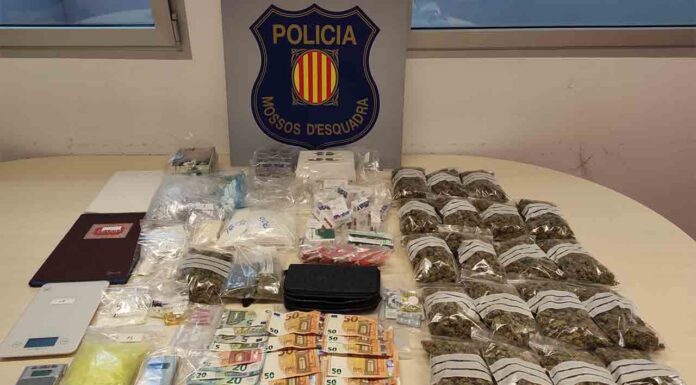 La policía detiene a un hombre con todo tipo de drogas por valor de 13.000 euros La policía detiene a un hombre con todo tipo de drogas por valor de 13.000 euros