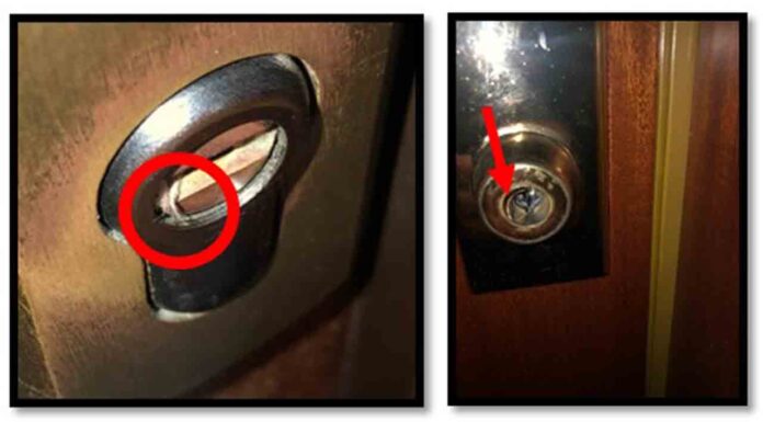 La Guàrdia Urbana de Barcelona detiene a un hombre que marcaba pisos para robar La Guàrdia Urbana de Barcelona detiene a un hombre que marcaba pisos para robar