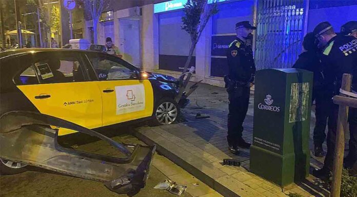 Amenaza a un taxista con una navaja, le roba el coche y se estrella contra un árbol Amenaza a un taxista con una navaja, le roba el coche y se estrella contra un árbol