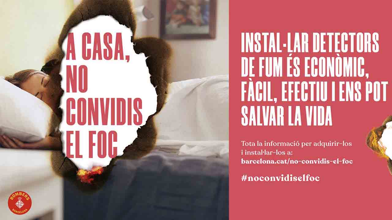 Campaña para promover la instalación de detectores de humo en los hogares