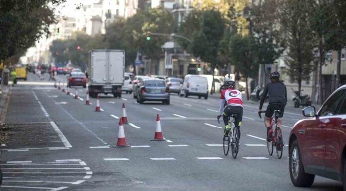 Puesta en servicio del nuevo carril bici de la calle Aragón Puesta en servicio del nuevo carril bici de la calle Aragón