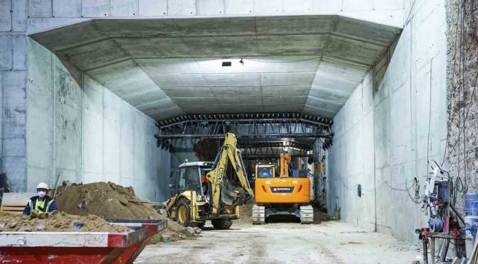 Terminada la excavación del subsuelo de la plaza de las Glòries Terminada la excavación del subsuelo de la plaza de las Glòries