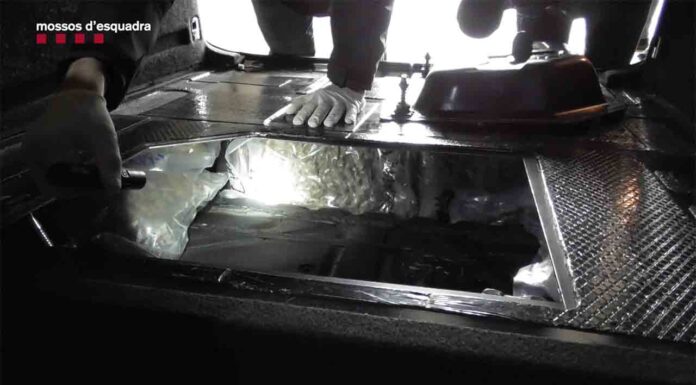 Detenido en Pineda de Mar un hombre con marihuana en el maletero del coche Detenido en Pineda de Mar un hombre con marihuana en el maletero del coche