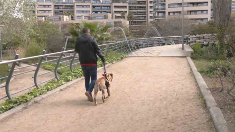 Expulsan a los perros del Parc Diagonal Mar