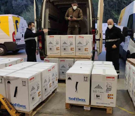 Llegan a Catalunya 193.000 dosis de las vacunas de Pfizer Llegan a Catalunya 193.000 dosis de la vacuna de Pfizer