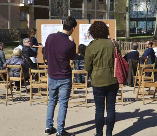 Mejoras en la plaza de los Porxos, en Sant Martí de Provençals Mejoras en la plaza de los Porxos, en Sant Martí de Provençals