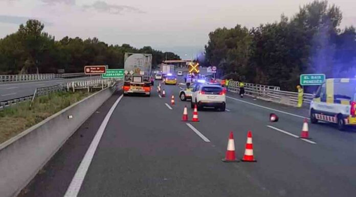 Detenido un camionero por atropellar mortalmente a un operario de la AP-7 y huir Detenido un camionero por atropellar mortalmente a un operario de la AP-7 y huir
