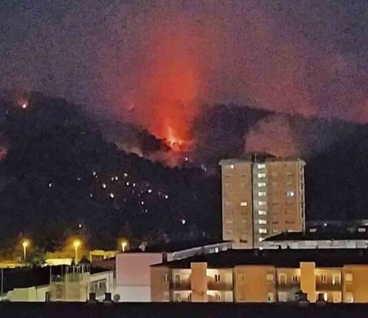 El incendio del Baix Llobregat ya ha quemado 152 hectáreas El incendio del Baix Llobregat ya ha quemado 152 hectáreas