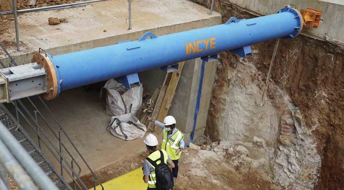 El colector de la Diagonal estará listo para finales de año El colector de la Diagonal estará listo para finales de año