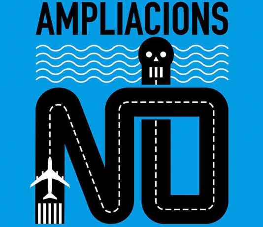 Convocada una manifestación contra la ampliación del aeropuerto el 19S Convocada una manifestación contra la ampliación del aeropuerto el 19S