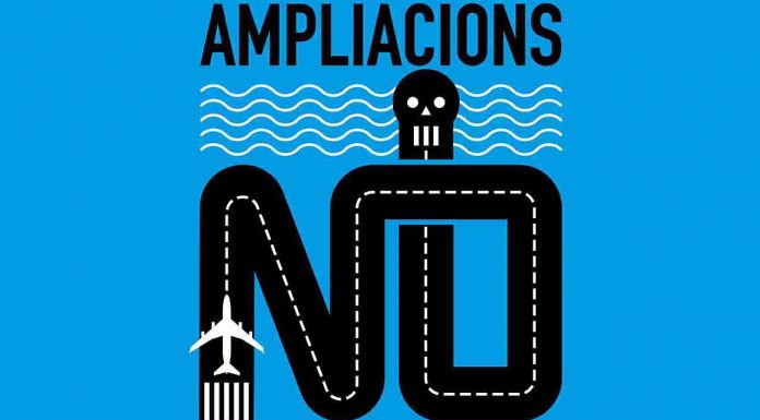 Convocada una manifestación contra la ampliación del aeropuerto el 19S Convocada una manifestación contra la ampliación del aeropuerto el 19S