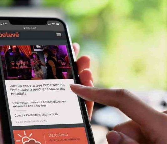 La web de betevé, Premio de Comunicación Local 2021 al mejor digital La web de betevé, Premio de Comunicación Local 2021 al mejor digital