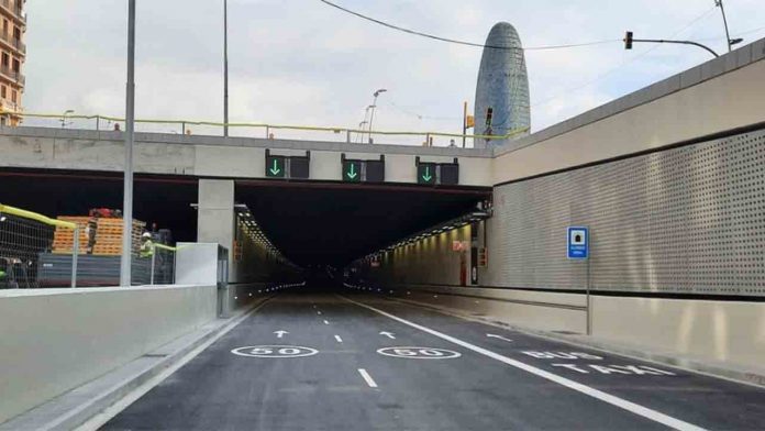 El túnel de Glòries en sentido Besòs entrará en servicio el próximo 6 de noviembre