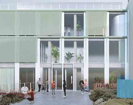 Reapertura del centro cívico y la biblioteca de la Sagrada Familia Renovación de los equipamientos del interior del mercado de Sagrada Familia