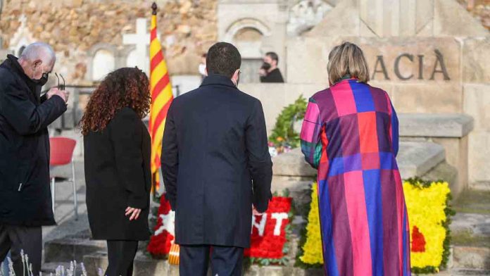 Aragonès reivindica los valores republicanos ante el 'discurso vacío' de Felipe VI