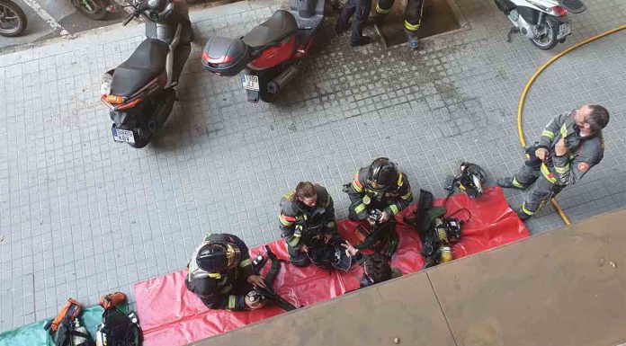 Muere una mujer en un incendio en Sarrià Muere una mujer en un incendio en Sarrià