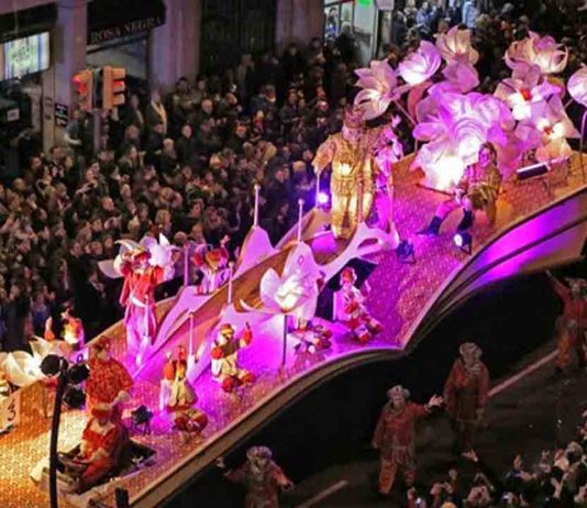 La cabalgata de los Reyes de Oriente La cabalgata de los Reyes de Oriente