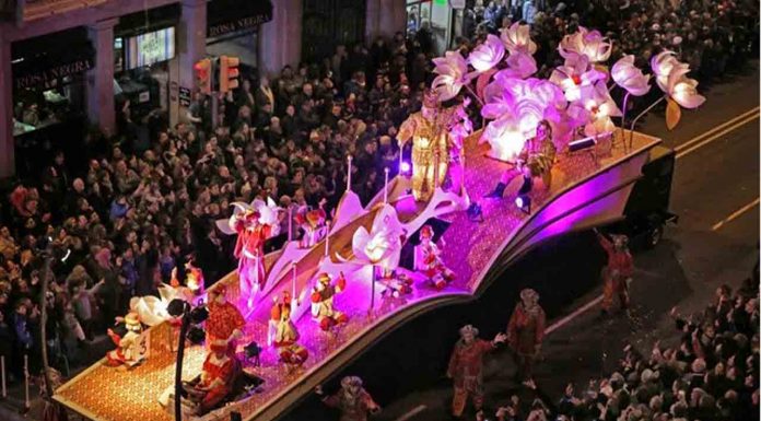 La cabalgata de los Reyes de Oriente La cabalgata de los Reyes de Oriente