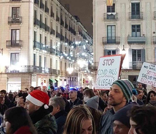 Protesta ante la Generalitat por las nuevas restricciones de la Covid Protesta ante la Generalitat por las nuevas restricciones de la Covid