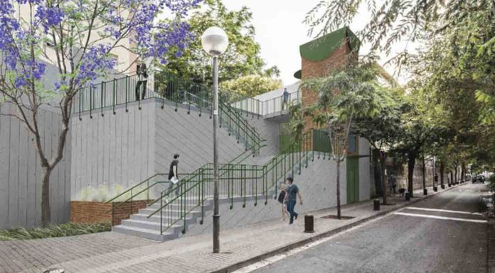 Se inician las obras del Balcón de Can Peguera para mejorar la accesibilidad Se inician las obras del Balcón de Can Peguera para mejorar la accesibilidad en el barrio