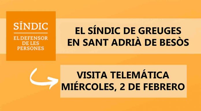 Atención personalizada telemática del Síndic en Sant Adrià de Besòs Atención personalizada telemática del Síndic en Sant Adrià de Besòs