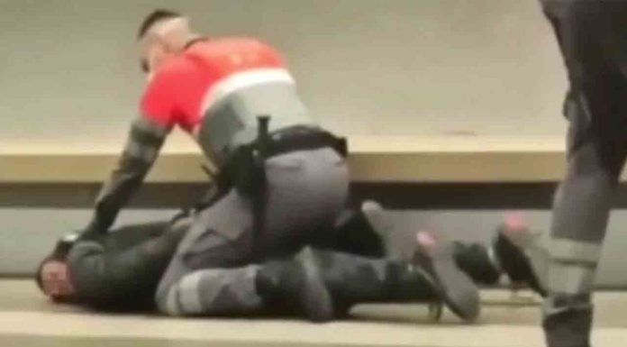 Vídeo: Un hombre ebrio a punto de caer a las vías en la estación de Vilapicina Un hombre ebrio a punto de caer a las vías en la estación de Vilapicina