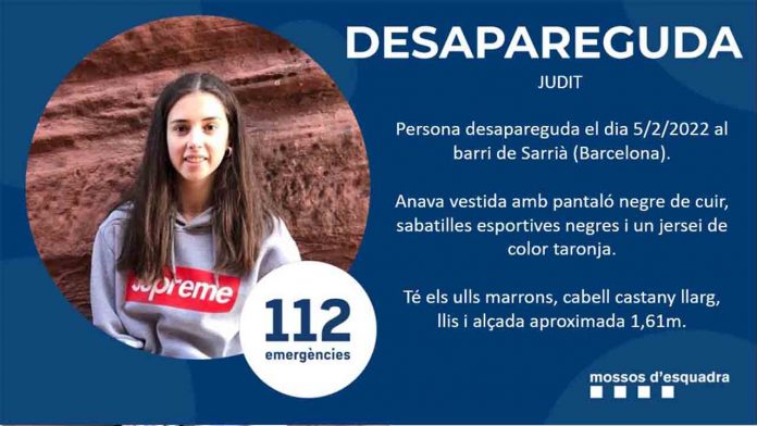 Buscan a una chica de 17 años desaparecida en Barcelona