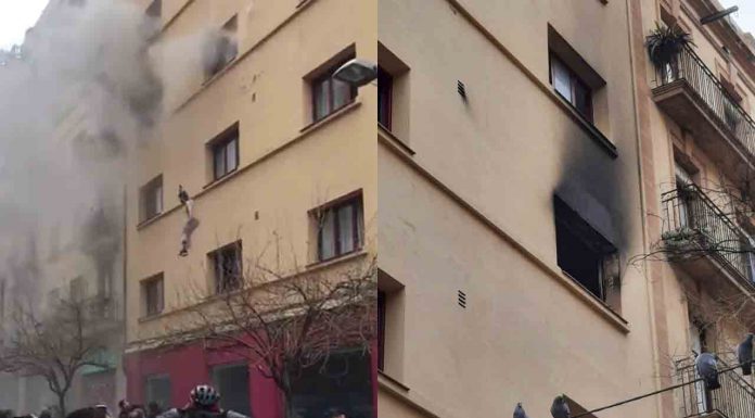 Nueve heridos, uno crítico, en el incendio del hotel Coronado en Poble Sec Nueve heridos, uno crítico, en el incendio del hotel Coronado en Poble Sec