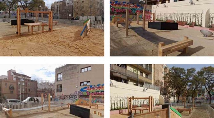 Reabre la plaza del Poble Romaní en Gràcia Reabre la plaza del Poble Romaní en Gràcia