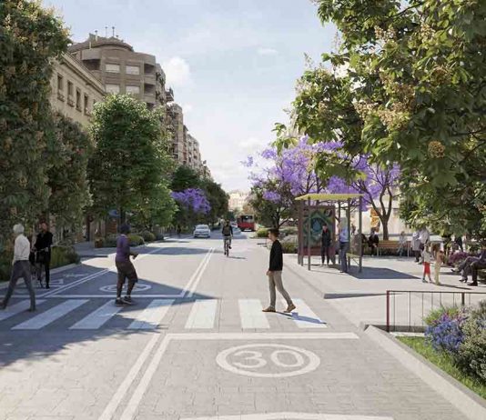 Las obras del nuevo eje verde de Pi Margall comenzarán en junio Las obras del nuevo eje verde de Pi Margall comenzarán en junio