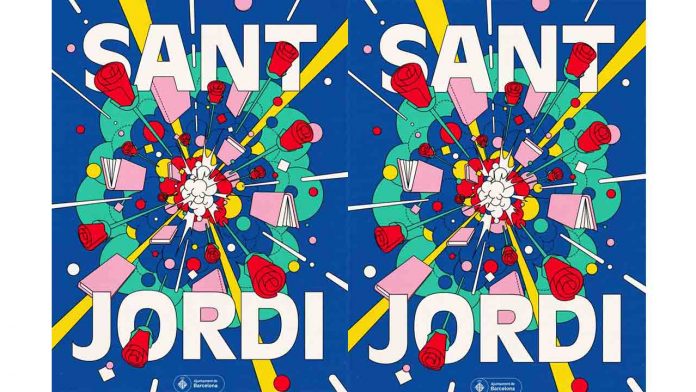 Superilla literaria por Sant Jordi 2022 en Barcelona