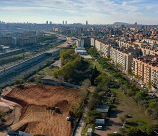 Empiezan las obras para nivelar el sector Colorantes-Renfe, en Sant Andreu Empiezan las obras para nivelar el sector Colorantes-Renfe, en Sant Andreu
