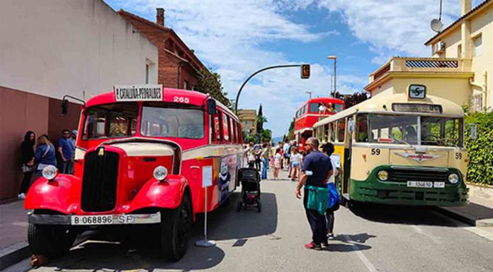 Los autobuses clásicos de TMB visitan Gràcia Los autobuses clásicos de TMB visitan Gràcia
