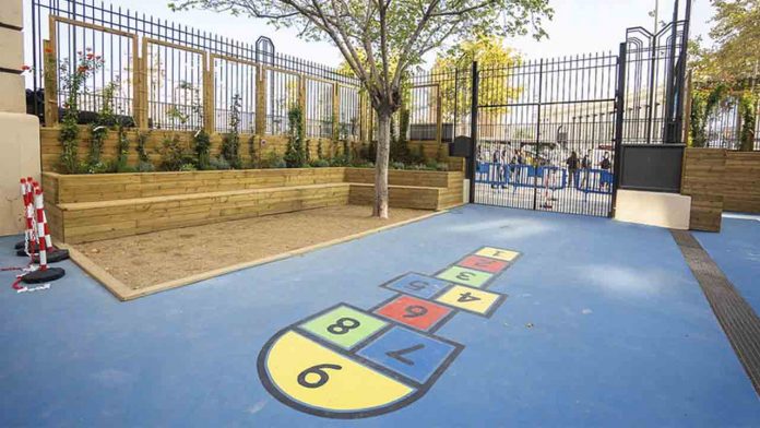 Cinco escuelas del Eixample rediseñarán sus patios