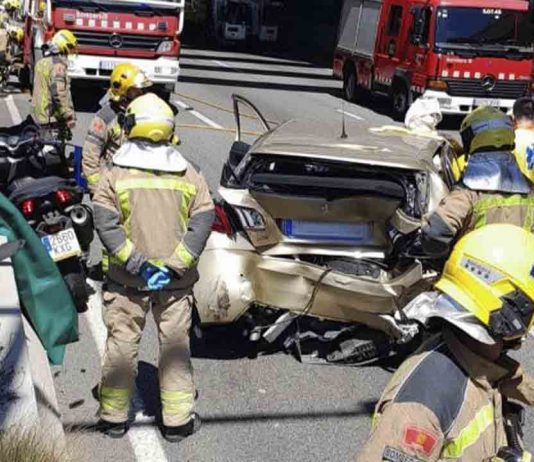 5 heridos en un accidente de tráfico en Gran Vía de Hospitalet 5 heridos en una accidente de tráfico en Gran Vía de Hospitalet