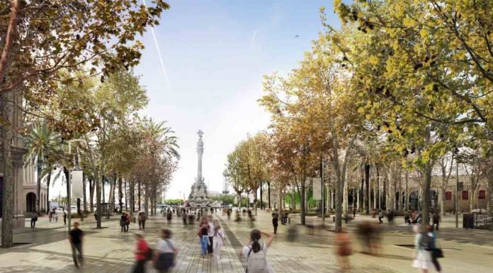 Empiezan las obras de la Rambla, de Colón a Santa Madrona Las obras de la Rambla de Colón a Santa Madrona, comenzarán después de la Mercè