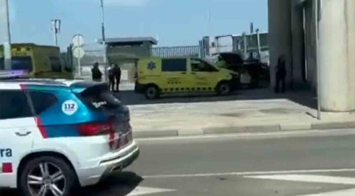 Vídeo | Un hombre se lanza al vacío desde el puente de la T1 del aeropuerto del Prat Un hombre se lanza al vacío desde el puente de la T1 del aeropuerto del Prat