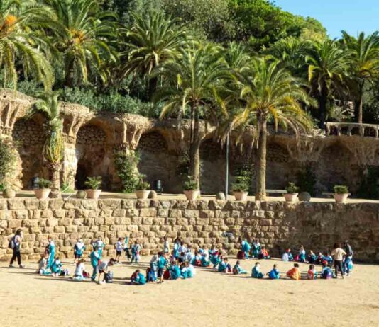 El Park Güell reanuda las visitas escolares El Park Güell reanuda las visitas escolares