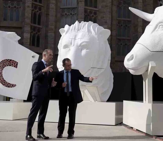 La Sagrada Familia terminará las torres de los evangelistas Marc y Lluc en Diciembre La Sagrada Familia terminará las torres de los evangelistas Marc y Lluc en Diciembre
