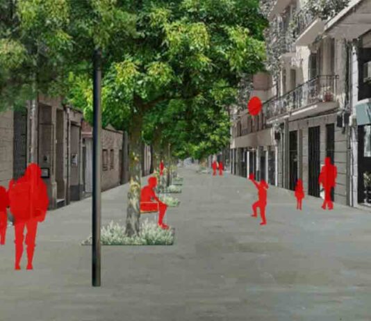 La calle de Galileu, en Les Corts, también se pacificará La calle de Galileu, en Les Corts, también se pacificará
