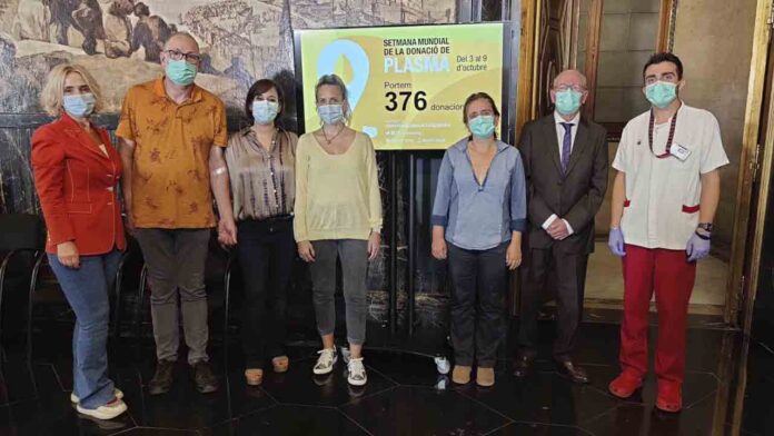 El Ayuntamiento acoge la Maratón de Donación de Plasma de Barcelona