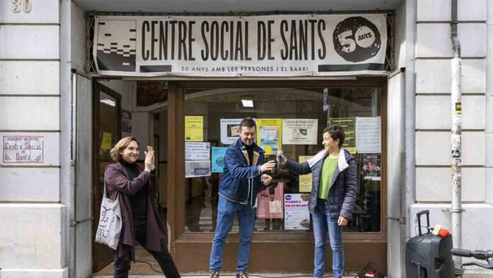 El Centro Social de Sants celebra su 50 aniversario con la rehabilitación de su sede