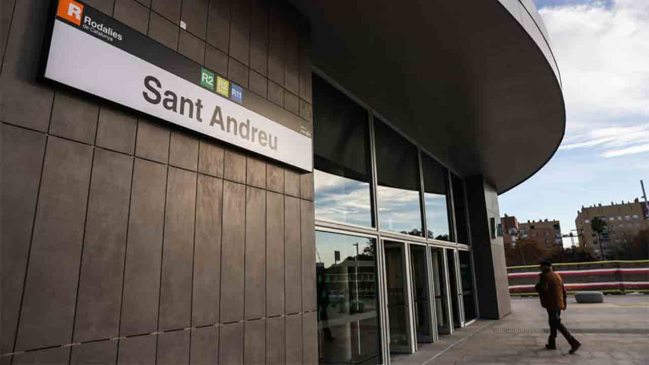 Ya está en marcha la nueva estación de Sant Andreu
