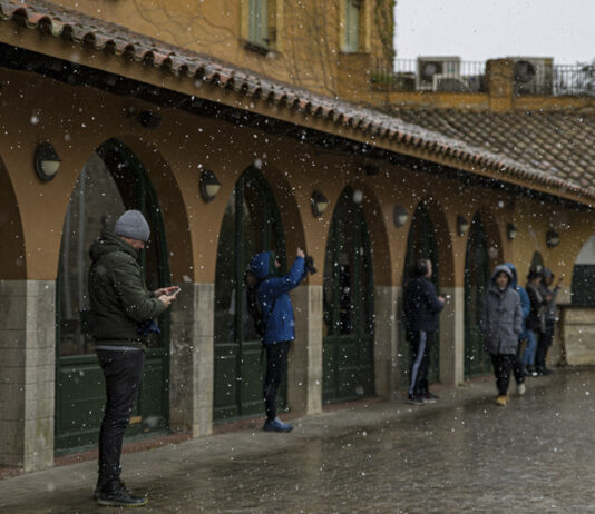 Ya está nevando en Barcelona Ya está nevando en Barcelona