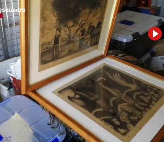 Recuperan dos cuadros de Dalí robados en Barcelona Recuperan dos cuadros de Dalí robados en Barcelona