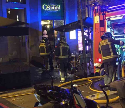 Un restaurante en Enric Granados, sufre dos incendios en pocos meses Un restaurante en Enric Granados, sufre dos incendios en pocos meses