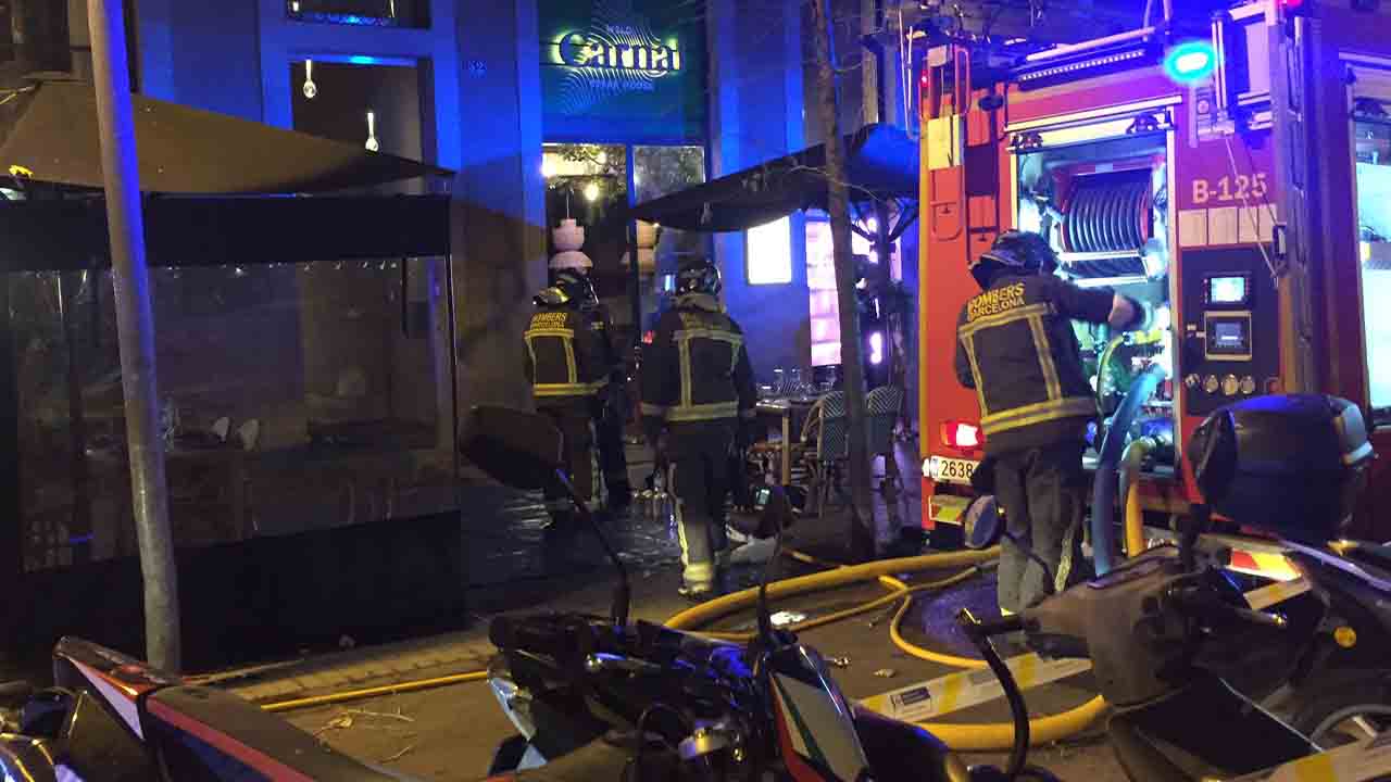 Un restaurante en Enric Granados, sufre dos incendios en pocos meses