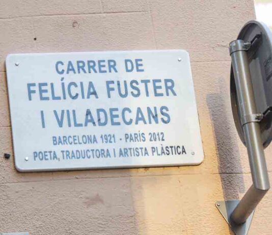 Barcelona incorpora el nombre de Felícia Fuster al nomenclátor Barcelona incorpora el nombre de Felícia Fuster al nomenclátor