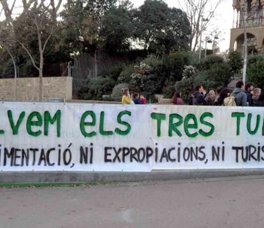 Concentraciones de los vecinos para salvar Els Tres Turons Concentraciones de los vecinos para salvar Els Tres Turons